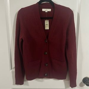 ANN TAYLOR LOFT 4 button cardigan with pockets. BNWT!!!